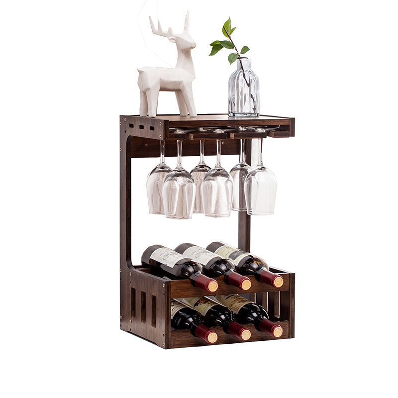 Creative Double Gun Wine Rack Hanging Wall Ornament - globaltradeleader