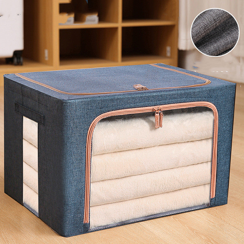 Clothes Storage Box, Cloth Art Clothing Moving And Sorting Box