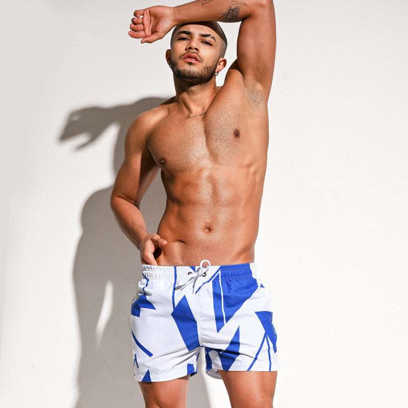 Loose Men's Printed Beach Casual Shorts - globaltradeleader