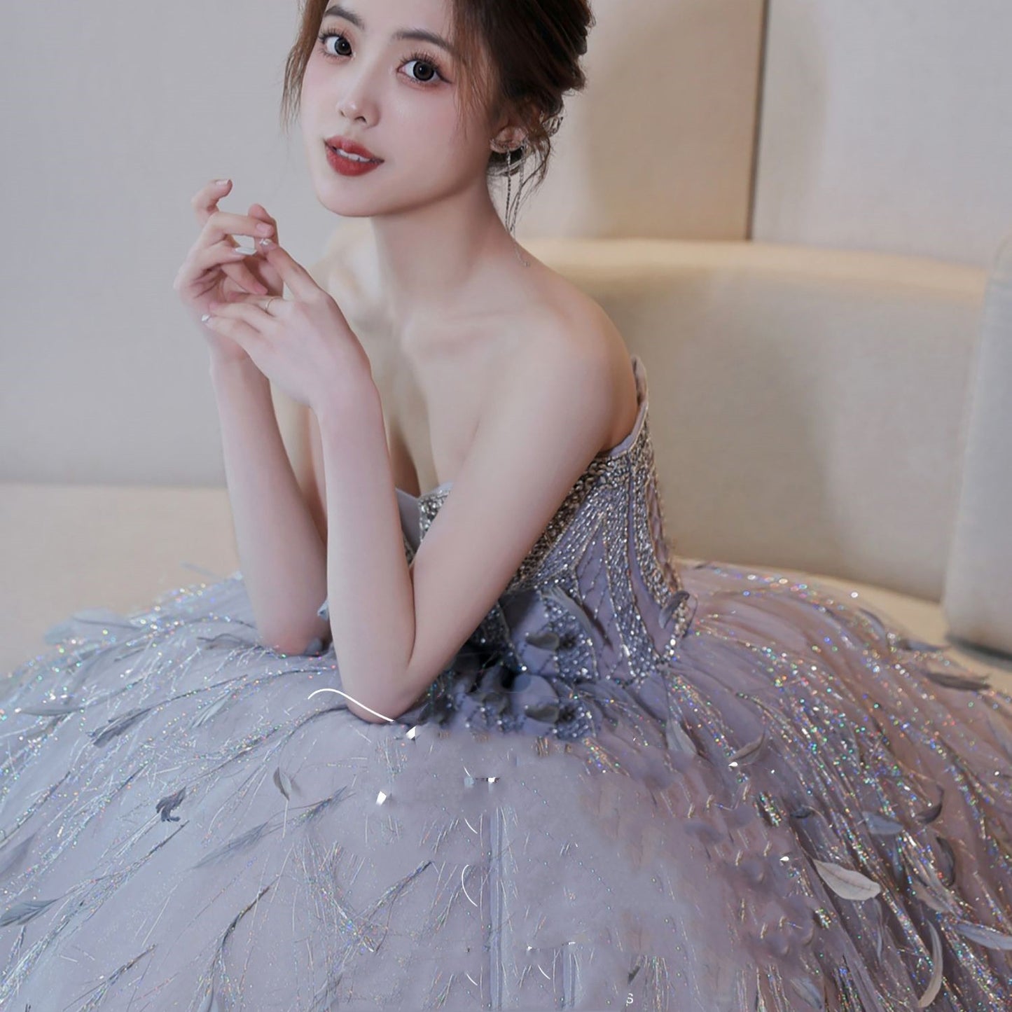 New Toast Dress Bridal Mitzvah Dress High-end Luxury Niche Engagement - globaltradeleader