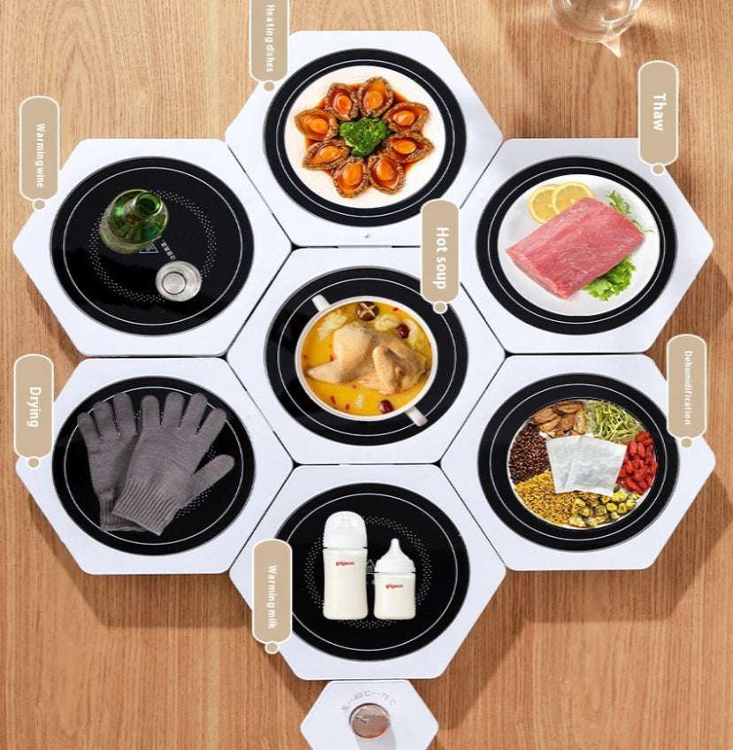 Household Splicing Food Insulation Board Knob Two Thermostats