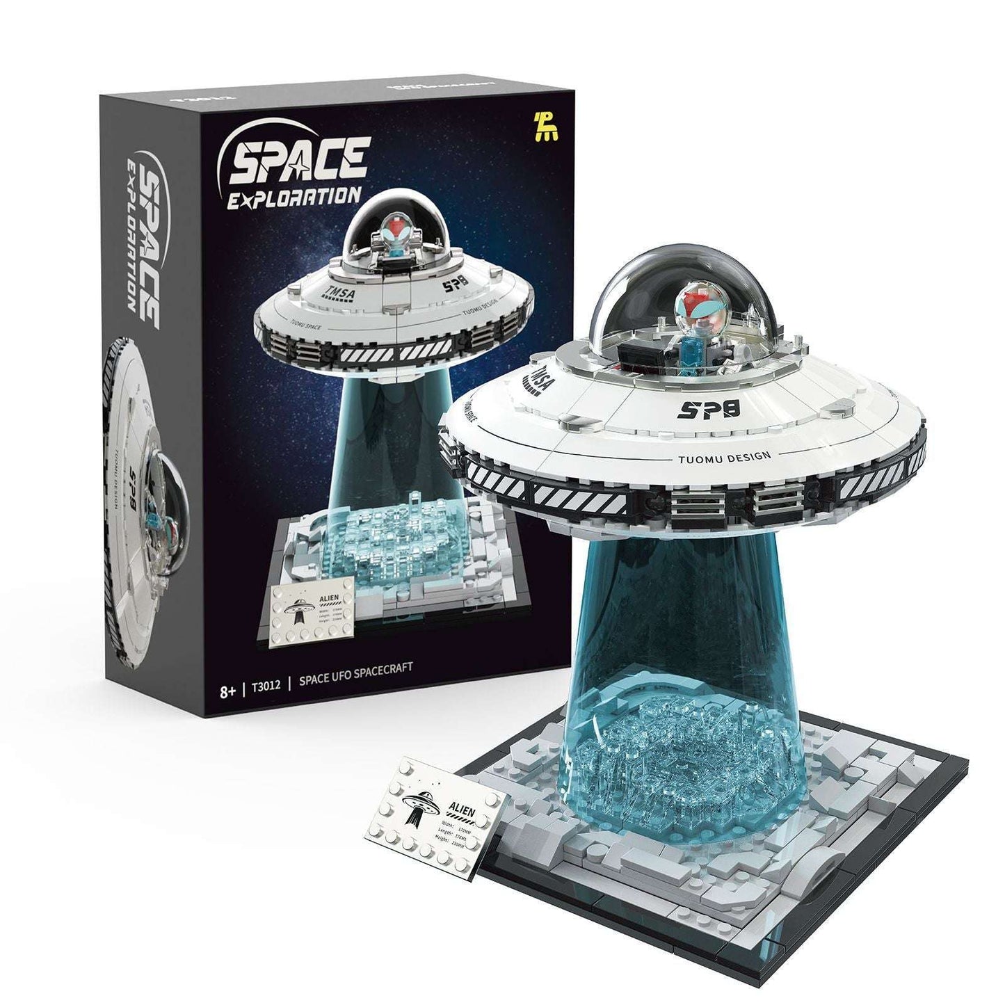 UFO Universe Building Blocks Alien Spaceship Man Assembled Toys - globaltradeleader
