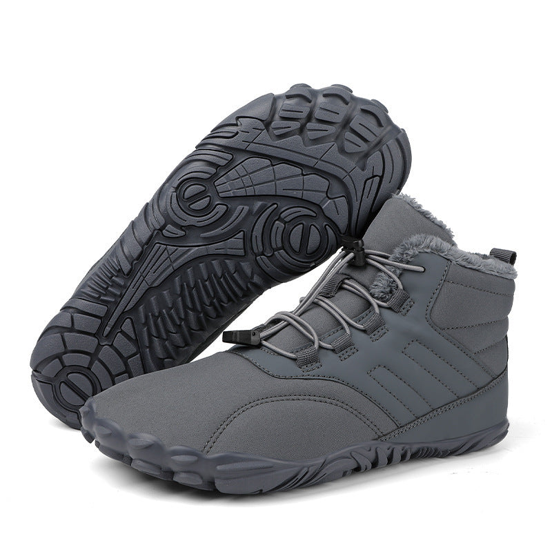 Men's Snow Boots Couple Fleece-lined Waterproof Outdoor Cotton-padded Shoes - globaltradeleader