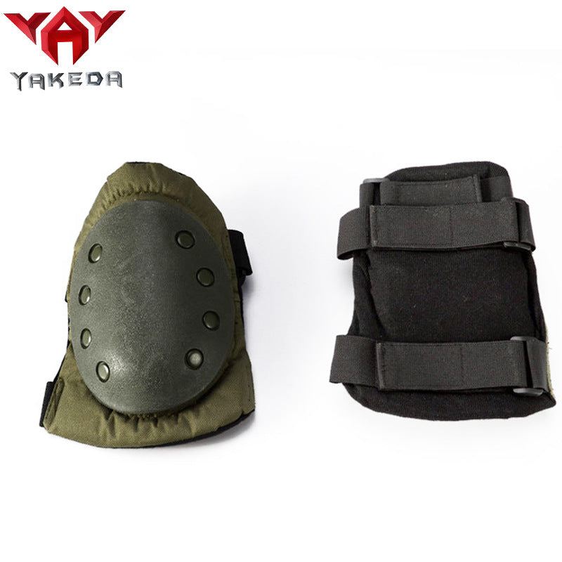 Outdoor Tactical Knee And Elbow Protection 4-piece Military Fan Sports Protective Gear