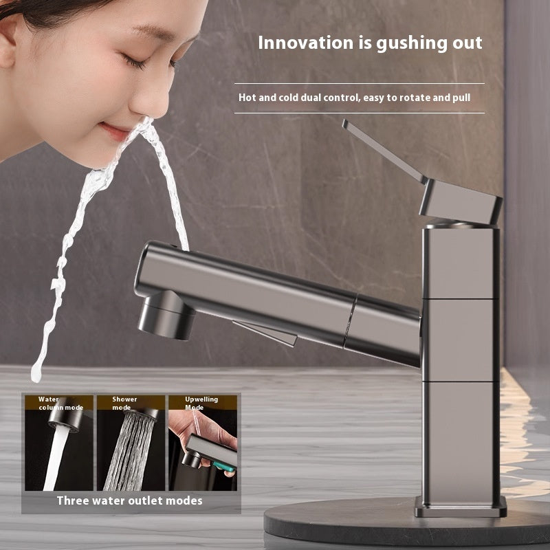 Pull-out Faucet Bathroom Wash Face Hand - globaltradeleader