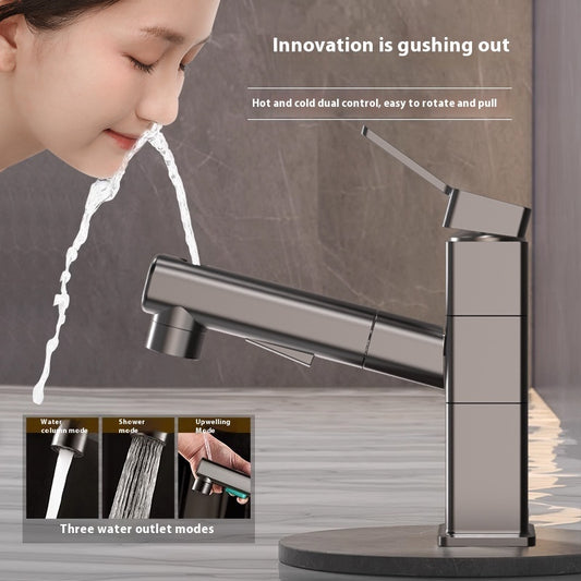 Pull-out Faucet Bathroom Wash Face Hand - globaltradeleader