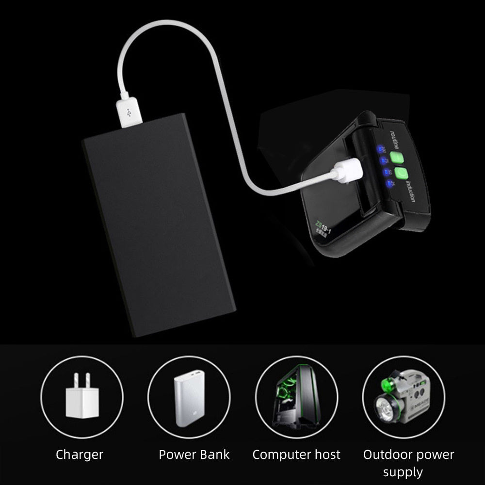 LED Smart Sensor Headlight Night Fishing Sports Cycling Charging Strong Bright Light - globaltradeleader
