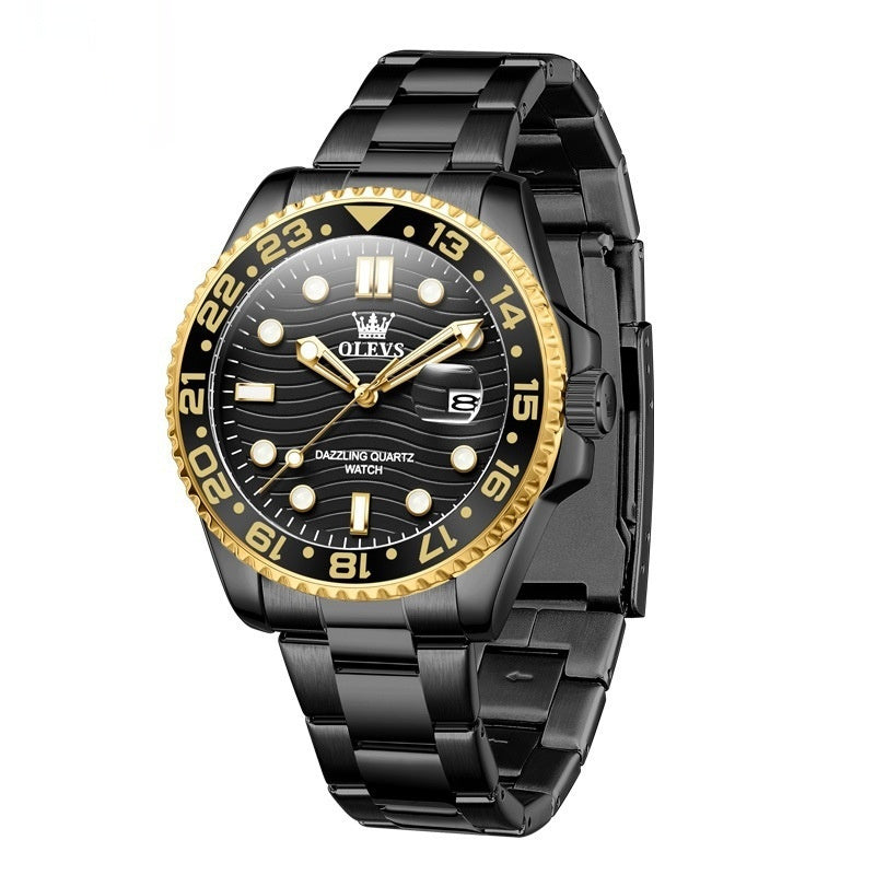 Steel Belt Business Men's Casual Quartz Watch - globaltradeleader