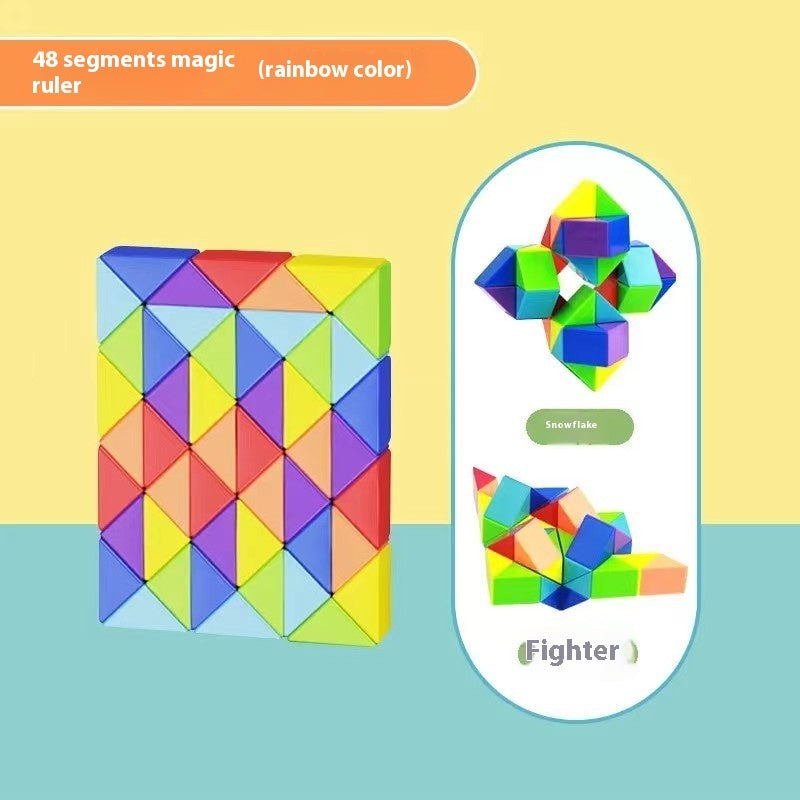 Glass Rubik's Snake Full Set Detachable Toys - globaltradeleader