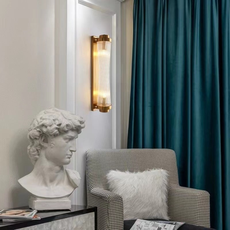 LED Bedroom Bedside Light Luxury Crystal Wall Lamp - globaltradeleader