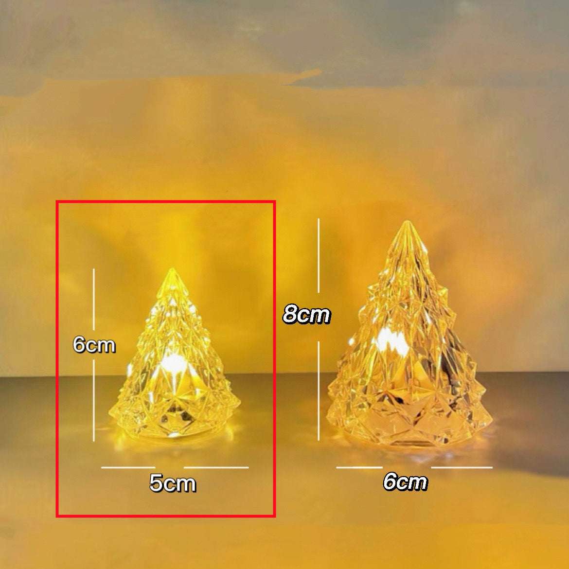 Ins Beautiful Iceberg Night Led Lights High-value Creative Led Christmas Ornaments Crystal Lamp