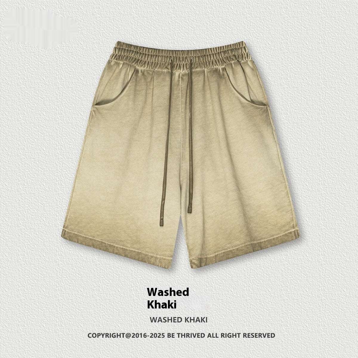 Heavy Drawstring Leisure Sports Pants Fashion Brand Retro Reverse Bottom Fried Fifth - globaltradeleader