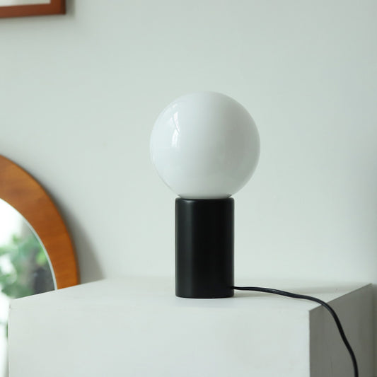 Retro Solid Wood Glass Ins Table Lamp Bedroom Bedside Lamp - globaltradeleader