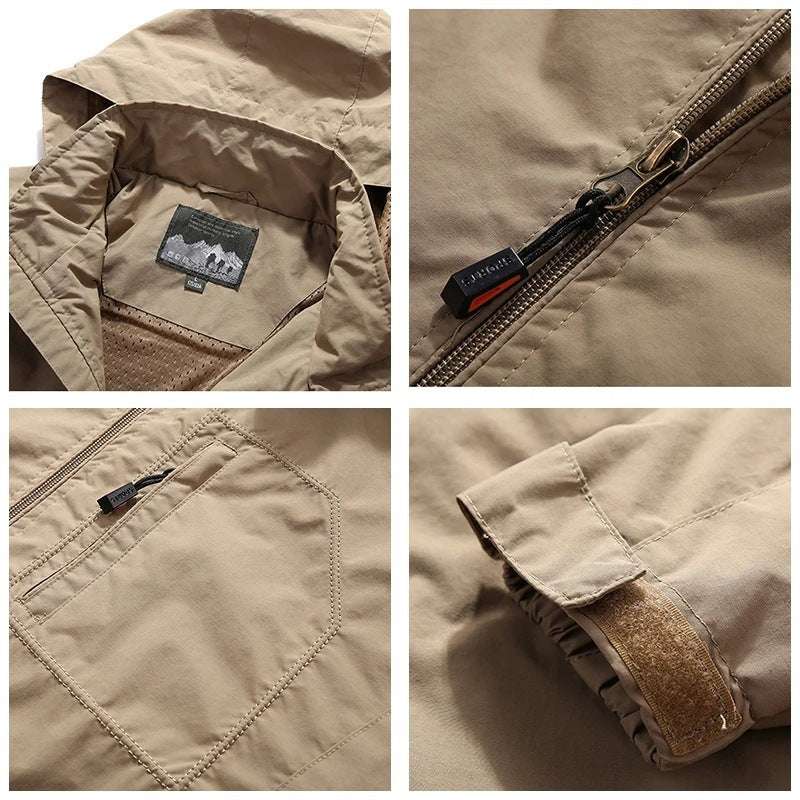 Men's Fashion Solid Color Single Outdoor Jacket - globaltradeleader