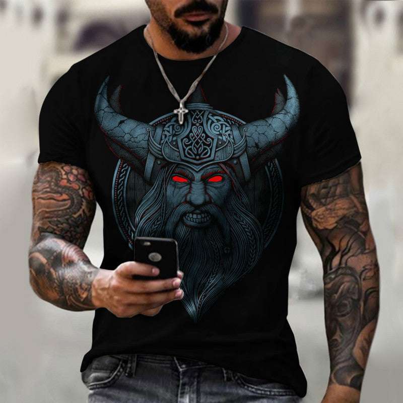 Men 3D Graphic Casual T-shirt - globaltradeleader