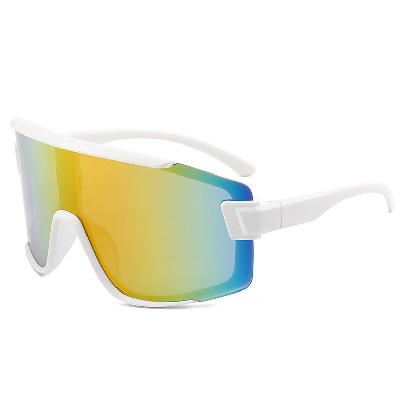 Men's Sunglasses Trendy Colorful Big Frame Sports Women's Outdoor Cycling Glasses