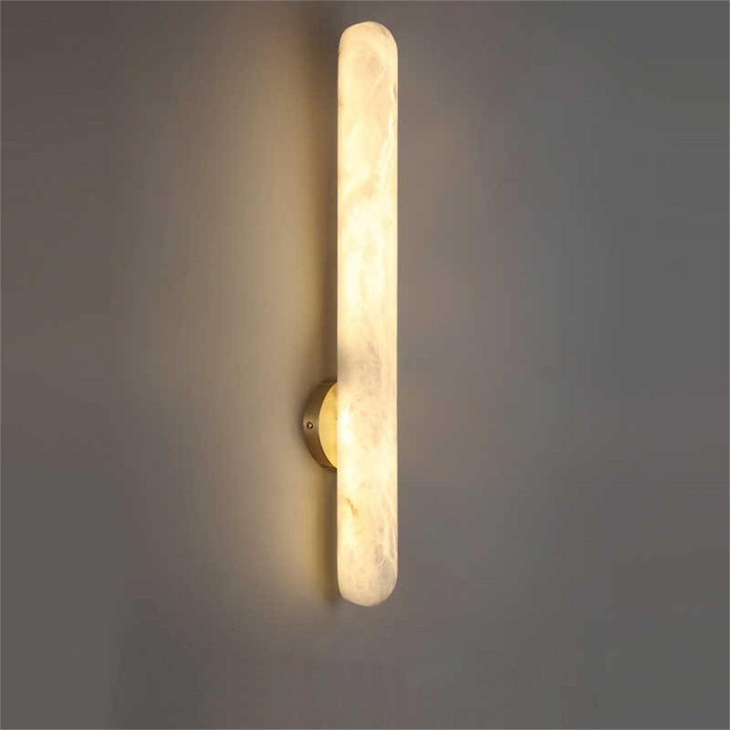 Modern Minimalist Bedroom Bedside Copper Marble Wall Lamp - globaltradeleader