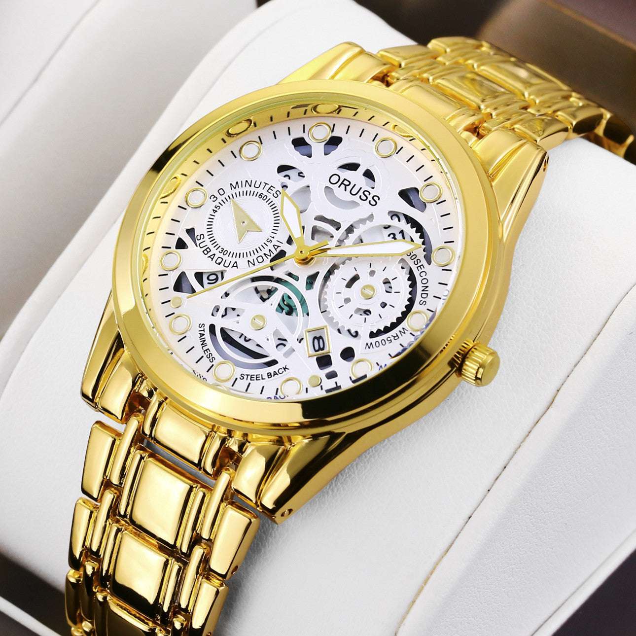 Quartz Watch Automatic Movement Hollow - globaltradeleader
