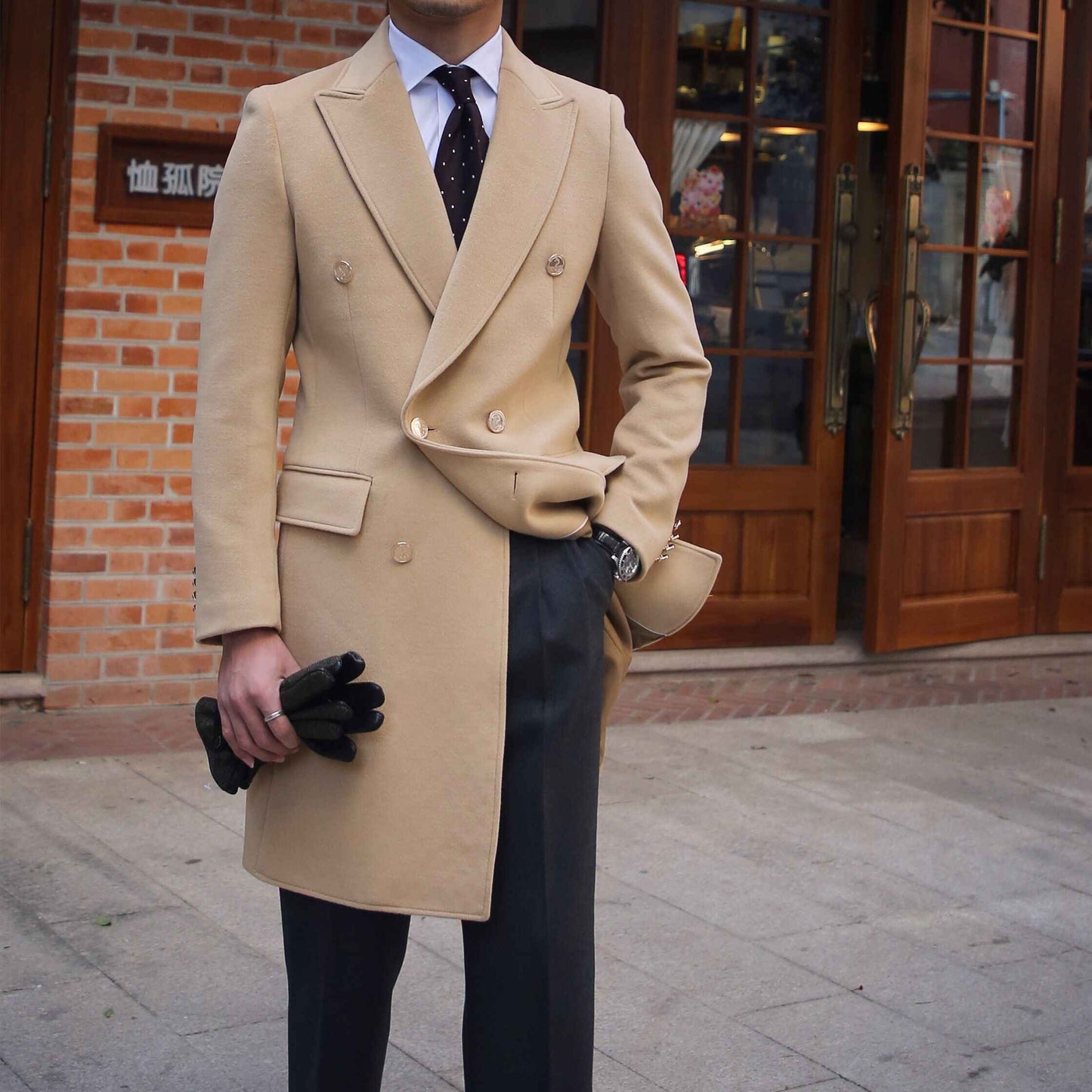 Wool Coat British Slim Fit - globaltradeleader