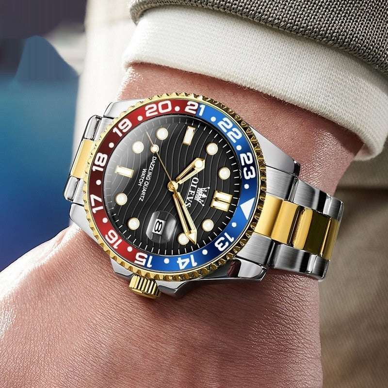 Steel Belt Business Men's Casual Quartz Watch - globaltradeleader