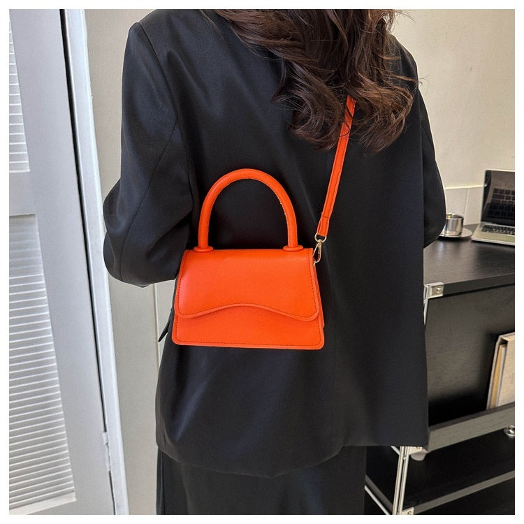 Fashion Messenger Bag Simple Solid Color Tote - globaltradeleader