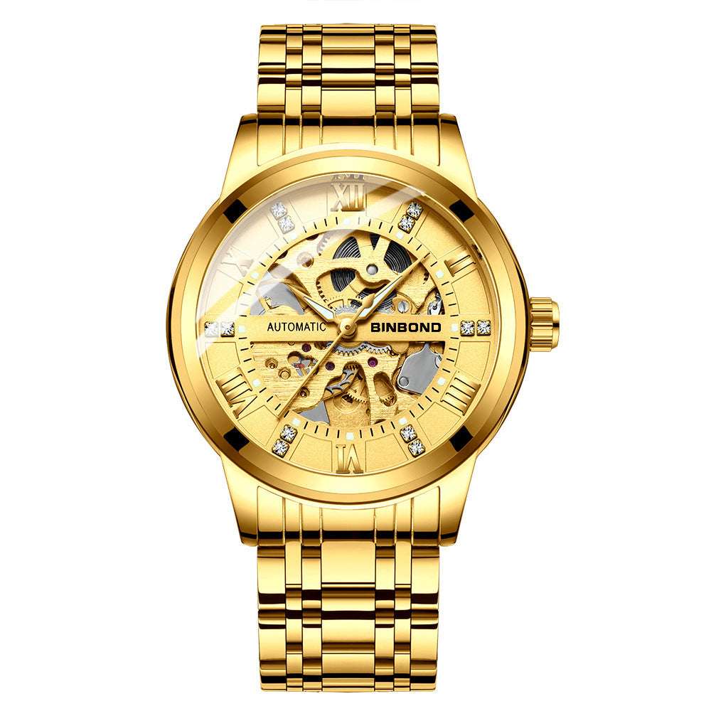 Men's Automatic Mechanical Watch Luminous Simple Fashion Trend - globaltradeleader