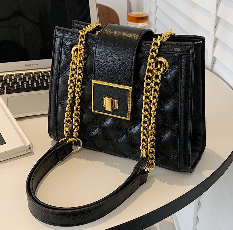 Trendy Fashion Summer All-match Texture Single Shoulder Messenger Bag