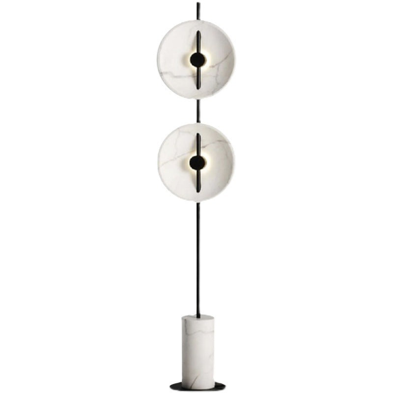 White Marble Living Room Floor Lamp Art Bedroom - globaltradeleader
