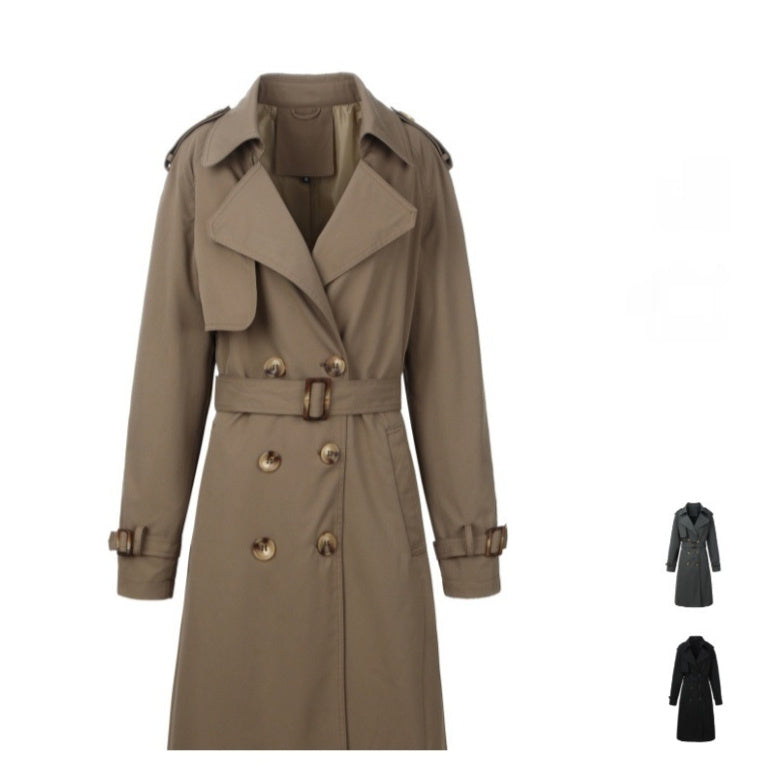 Windbreaker Waterproof Casual Loose Double-breasted - globaltradeleader