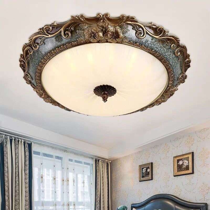 European Style Room Bedroom Ceiling Lamp American Retro - globaltradeleader
