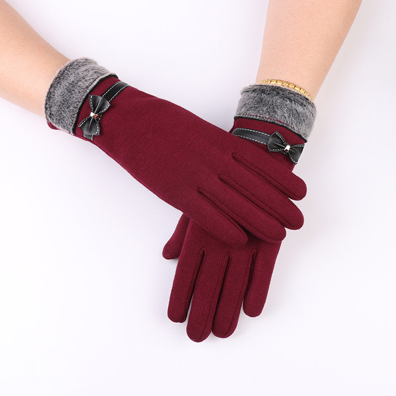 Women's Warm Winter Gloves With Non Down Touch Screen - globaltradeleader