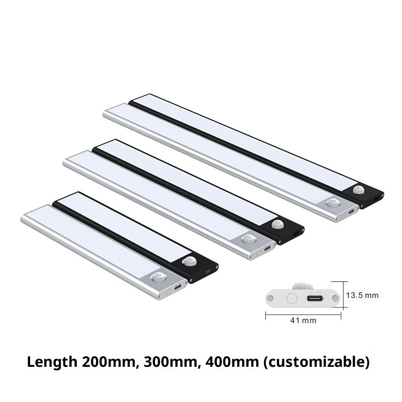 Smart LED Strip Human Sensor Light, Magnetic Self-adhesive Wardrobe Light - globaltradeleader