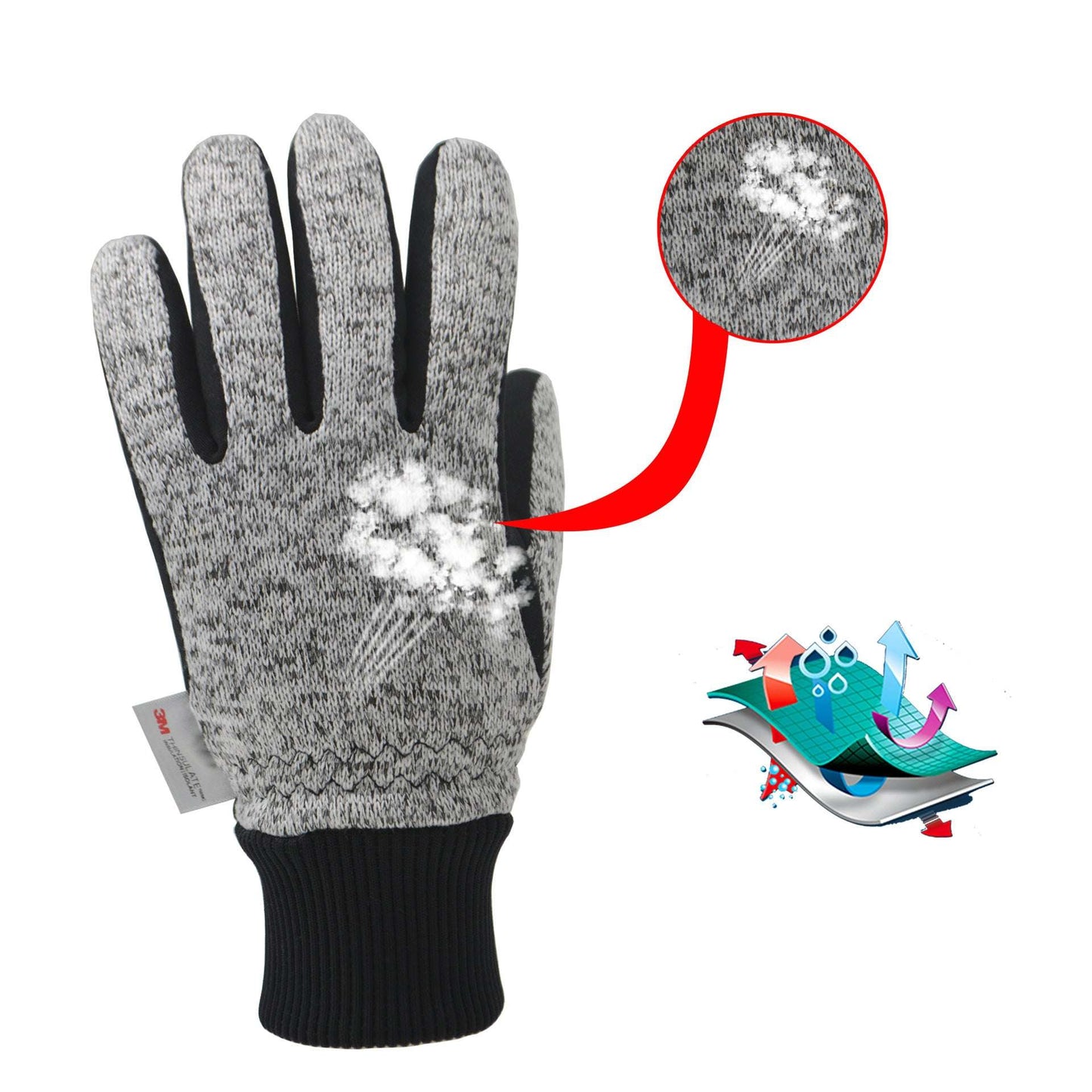 Warm And Cold Resistant Touch Screen Full-length Cycling Gloves In Winter - globaltradeleader