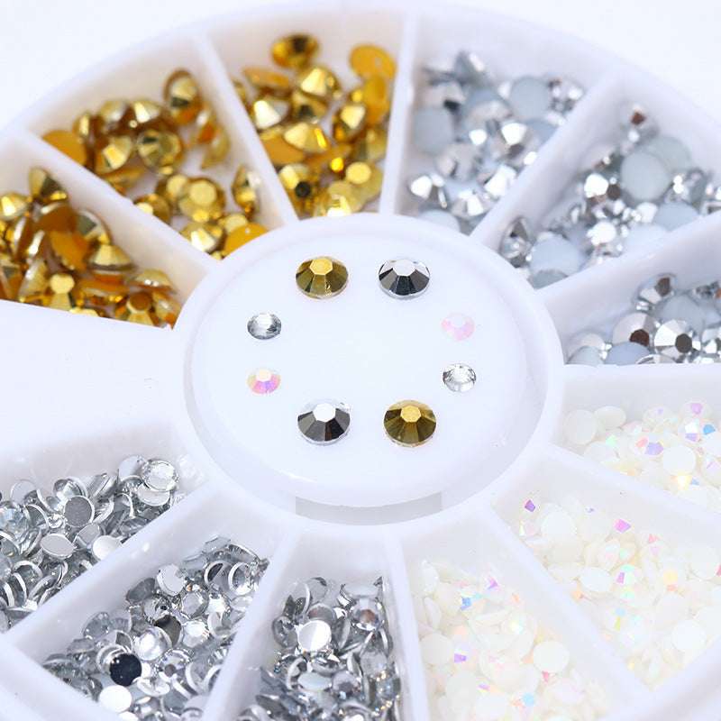 Nail Disc Ornament Nail Crystal Electroplating Rivet Metal