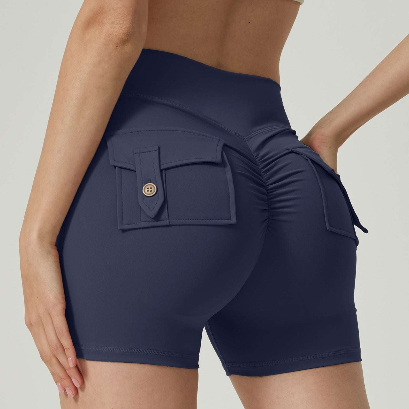 Pocket Fitness Sports Yoga Shorts - globaltradeleader