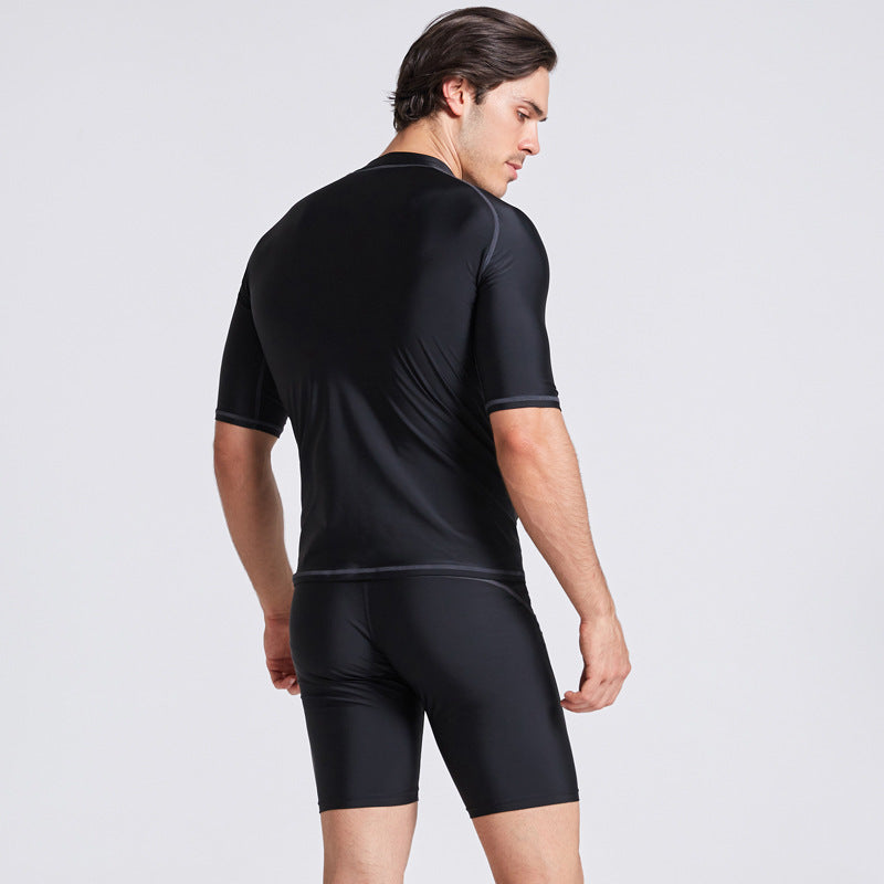 Quick-drying Half Sleeve Suit Swimsuit Snorkeling Surfing Wetsuit Suit - globaltradeleader