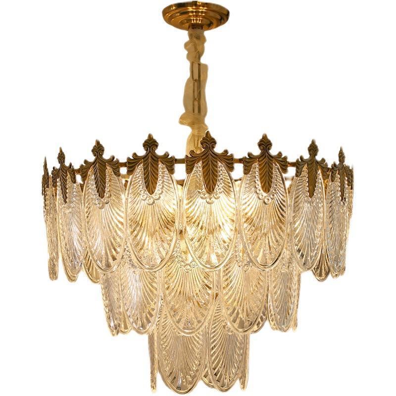 Glass Chandelier Living Room Simple Creative Bedroom Chandelier - globaltradeleader