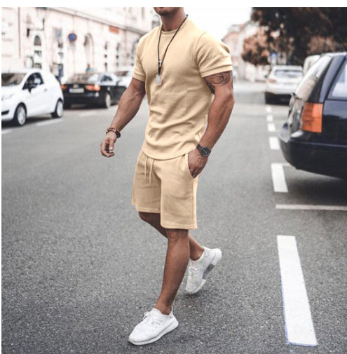 Short Sleeve Shorts Two-Piece Sports And Leisure - globaltradeleader