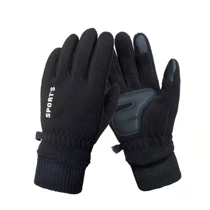 Men's Winter Polar Fleece Plus Fleece Warm Gloves - globaltradeleader