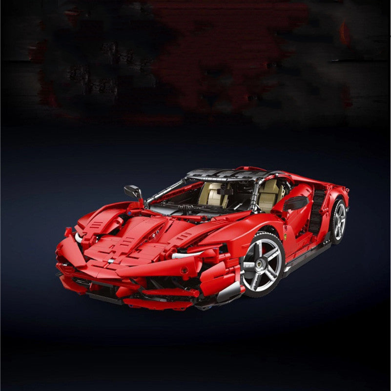 Sports Car Assembly Building Block Toy Model Technology Machinery - globaltradeleader