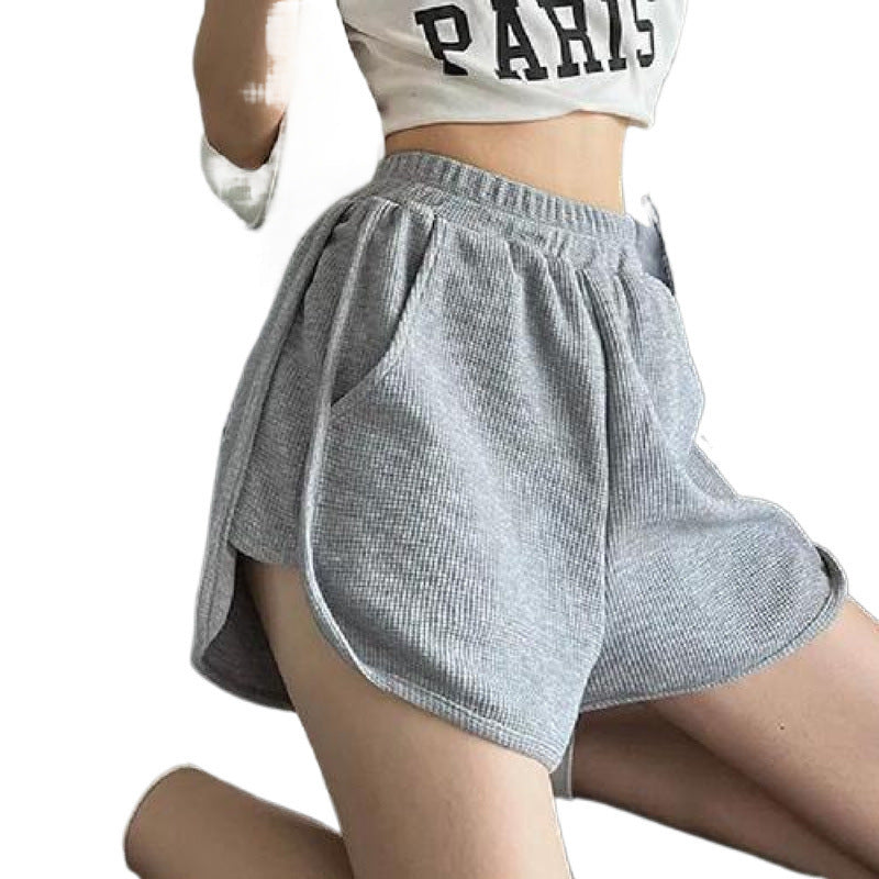 Waffle Sweatpants Shorts For Women - globaltradeleader