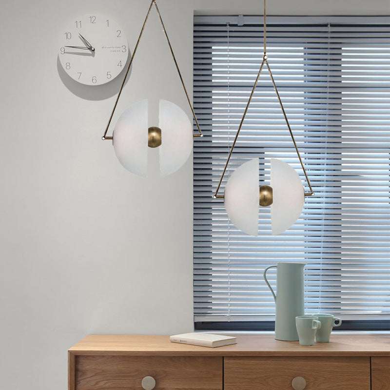 Post-modern Exhibition Hall Glass Window Chandelier - globaltradeleader