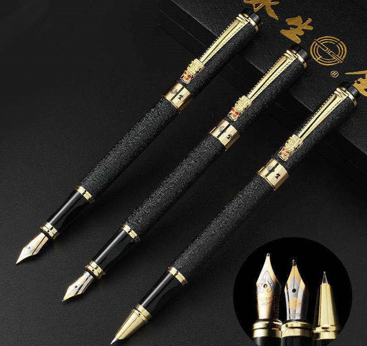 Immortal Fountain Pen Faucet Signature Pen Student Office Metal Iridium Nib