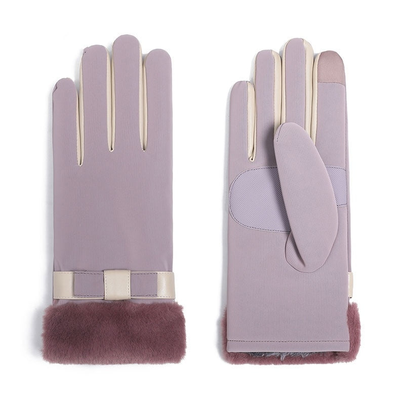 Winter Fleece-lined Thickened Touch Screen Gloves - globaltradeleader