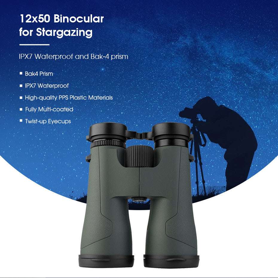 Portable 12x50 IPX7 Waterproof SA203 Binoculars - globaltradeleader