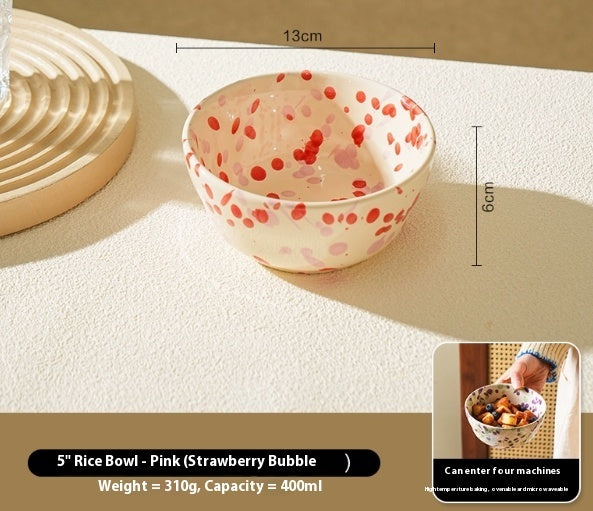 Ceramic Good-looking Dessert Bowl Breakfast Brunch Bowl - globaltradeleader