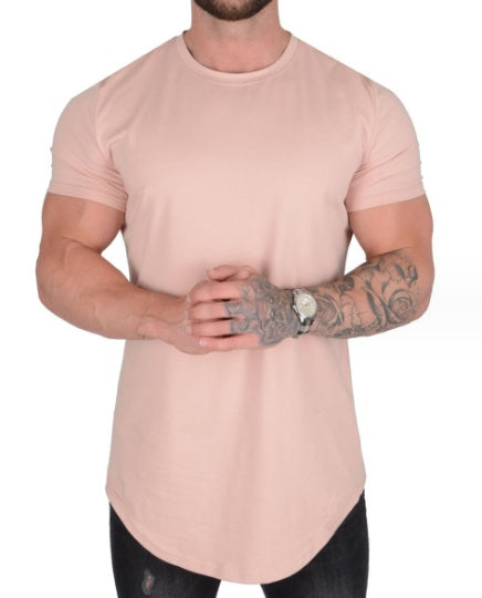 Summer New Slim Fit Men's Sports Fitness T-shirt - globaltradeleader