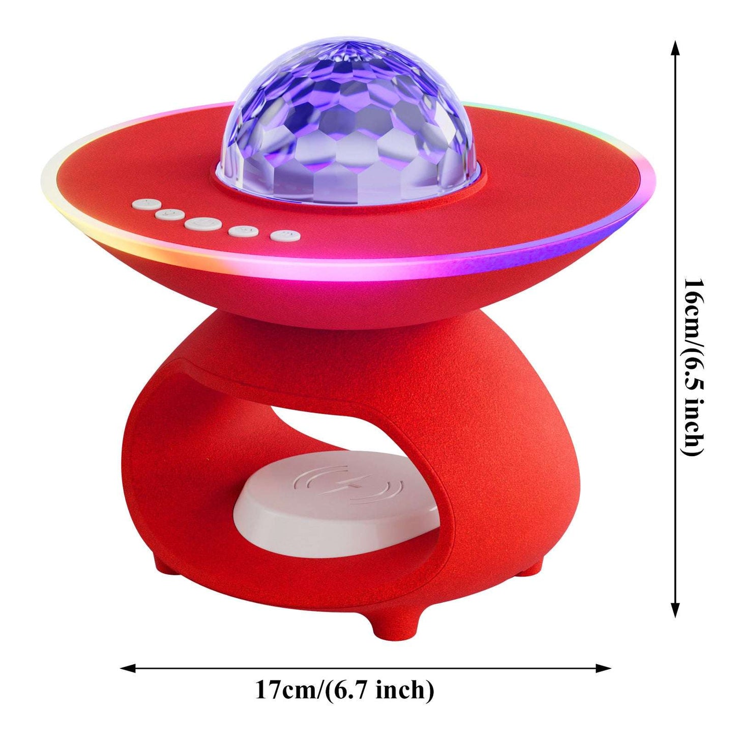 LED Dynamic Starry Sky Projector Light USB Bluetooth Speaker Atmosphere Light