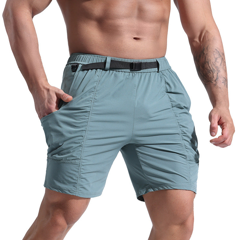 Athletic Shorts For Men With Pockets And Elastic Waistband Cargo Shorts - globaltradeleader