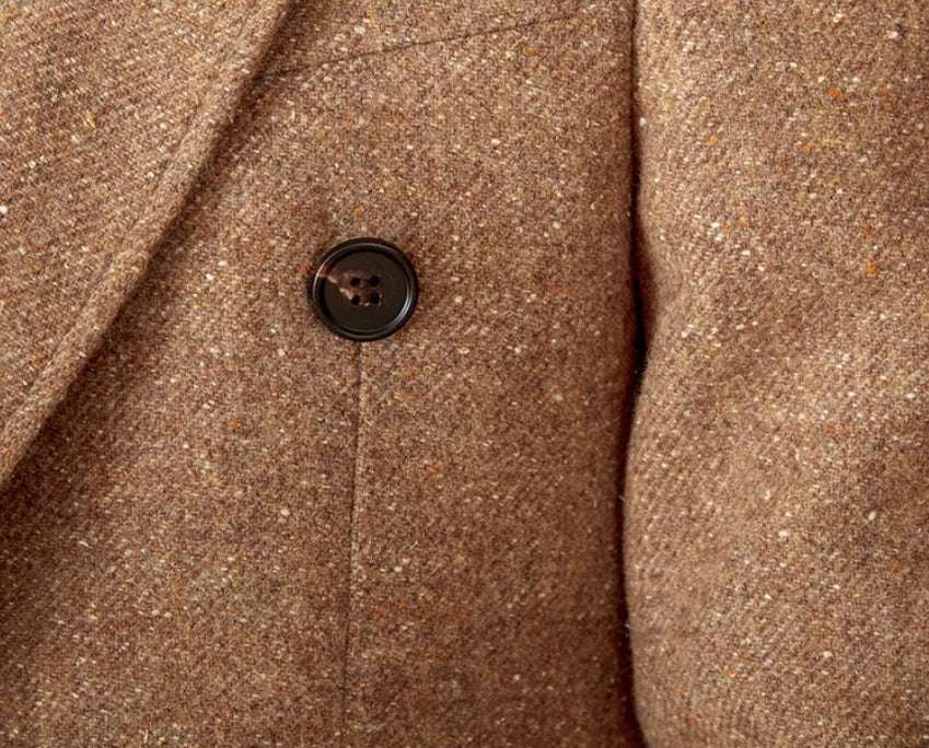 Color Dots Mid-length Coat - globaltradeleader